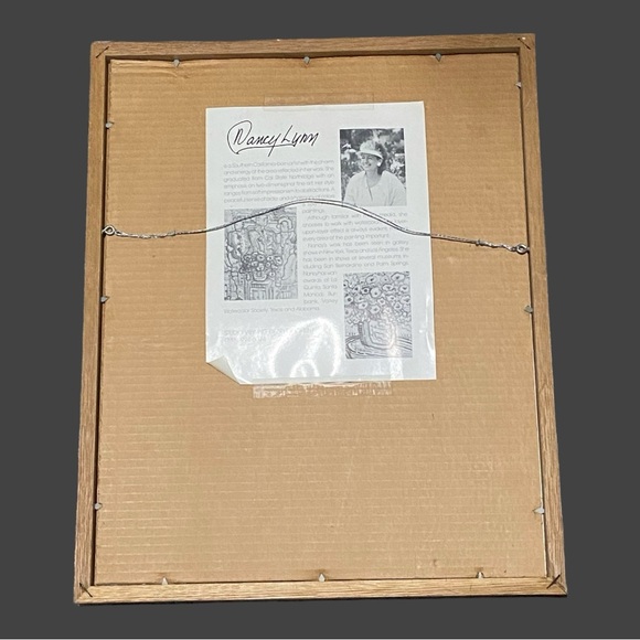 Nancy Lynn Original Flowers Modern Abstract Impressionist Watercolor Art - Picture 4 of 4